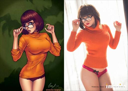 Velma Sexy Scooby Doo Cosplay (10)