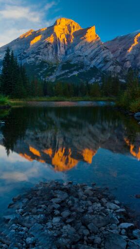 Ultra HD 4K mountains sky reflection grass lake river 93232 2160x3840 LG Samsung Apple HTC Google Ne