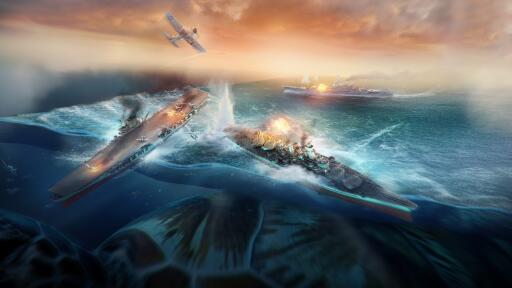 High definition background world of warships 4k 3840x2160 HD image