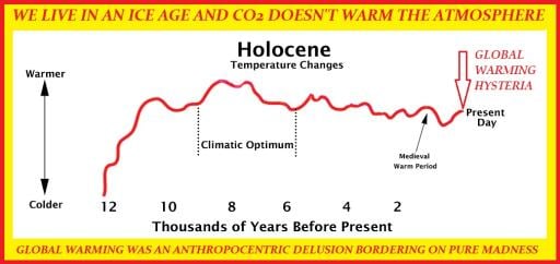 holocene chart simplified we live in an ice age