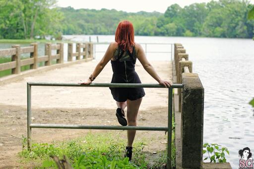 Beautiful Suicide GIrl Kyralynne Off The Dock 09 HD High quality lossless retina image