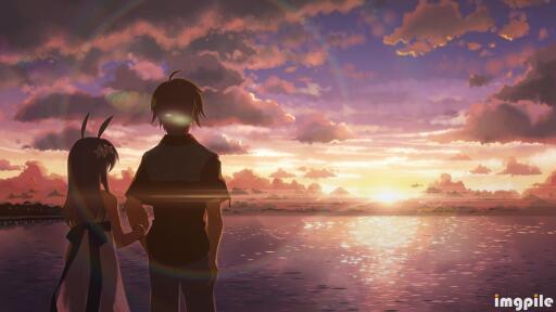 Anime dj max beaches sunset