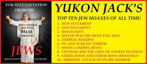 you need salvation from the jew hoaxes1