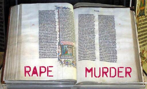 bible rape murder