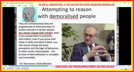 CHRISTIANS ARE PROGRAMMED NON PLAYER CHARACTERS