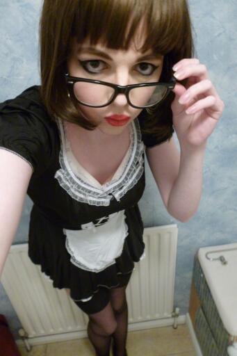 Lucy Summers CD in 2019 short wigs maid outfit