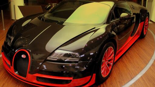 Bugatti Veyron Black Red uhd