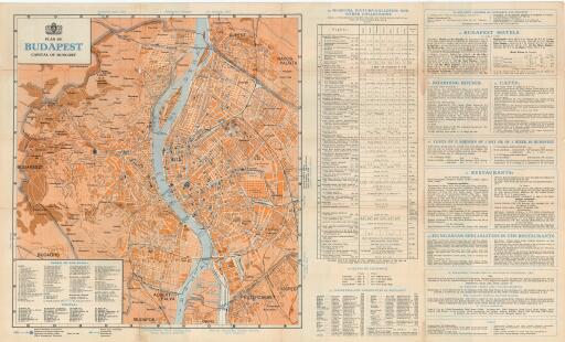 Budapest Map and Guide (angol) 1