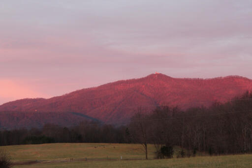 High Peak of the Blue Ridge Mountains of Virginia