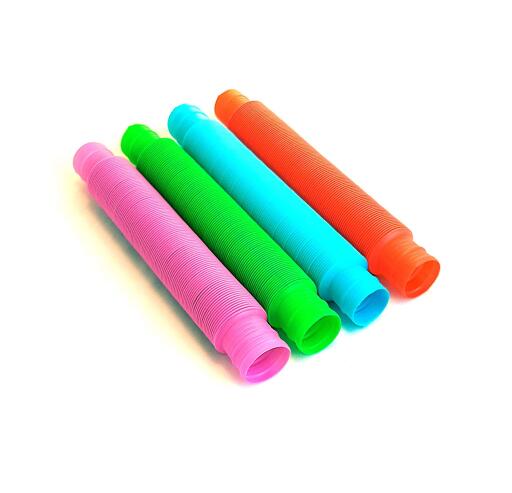 BUNMO Pop Tubes Sensory Toy - 4 Pack: Toys & Games
