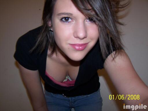 Hot young teen downblouse jeans