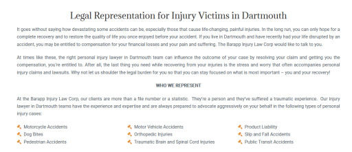 Personal Injury Lawyer Dartmouth - Brill Law (902) 706-5297