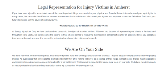 Personal Injury Lawyer Amherst - Brill Law (902) 906-6901
