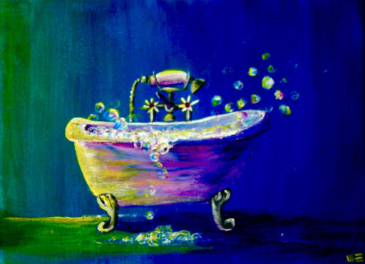 Bubble Bath Painting