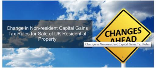 Non-resident Capital Gain Tax