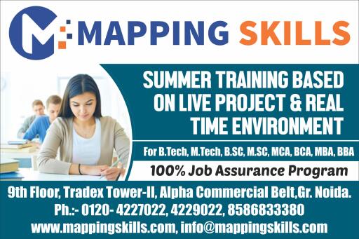 Summer Training in greater noida for all it students