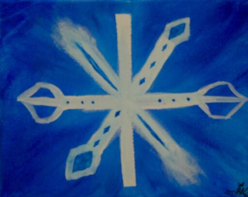 Paint Tape Snowflake