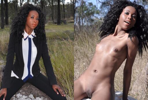 Dressed nude - clothed unclothed - African girl nude - black girl nude Brisbane girl nude