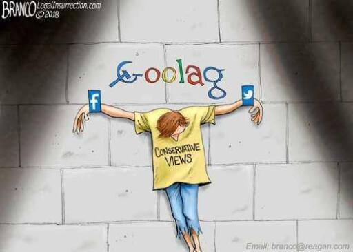 google goolag conservative news in chains