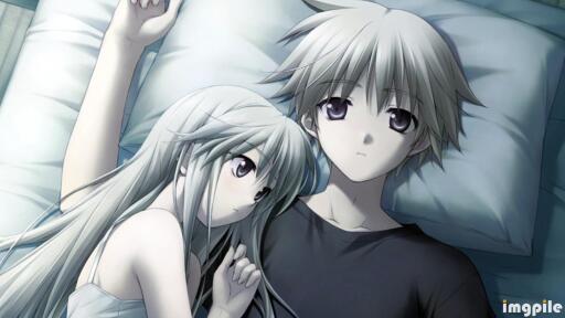 Anime couple love bed 88134 3840x2160