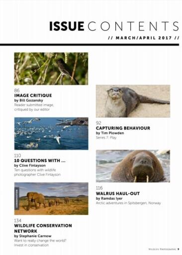 Wildlife Photographic Issue 23, March April 2017 (3)