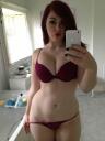 Sweet iPhone Selfies girl taking shots in mirror selfie minimum clothes (17)