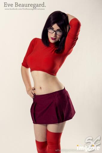 Sexy Velma Scooby Doo Cosplay Hot curves (7)