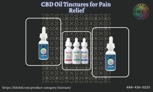 Online CBD Oil Tinctures for Pain Relief