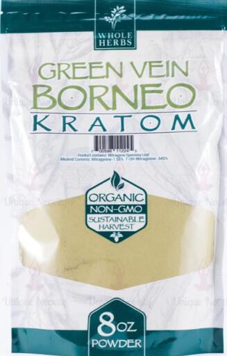 Buy Whole Herbs Green Vein Borneo Kratom Powder Online