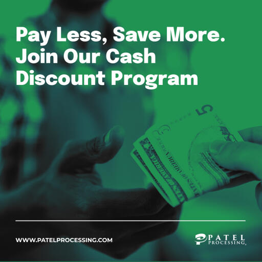 Join our Cash Discount Program