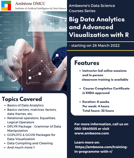 Big Data Analytics and Advanced Visualization with R Course