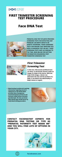 First Trimester Screening Test Procedure