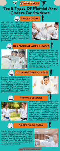 Top 5 Types Of Martial Arts Classes For Students
