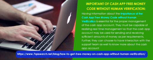 Important of Cash App Free Money Code Without Human Verification: