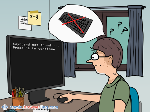 Keyboard - Web Developer Joke