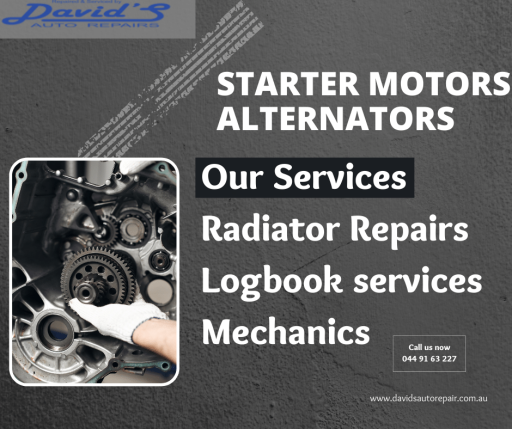 Starter Motors Alternators - Davids Auto Repair