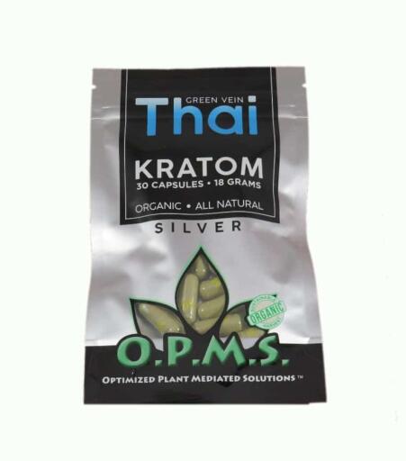 OPMS Silver Thai Kratom Capsules