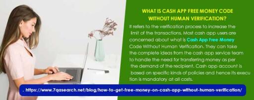 What is Cash App Free Money Code without Human Verification