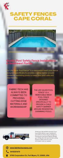 Secure your family with safety fences | Cape coral