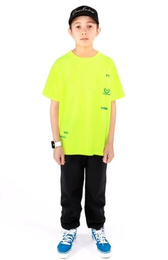 Boys Green Short Sleeve Cotton blend T shirt