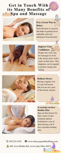 Get in Touch With its Many Benefits of Spa and Massage
