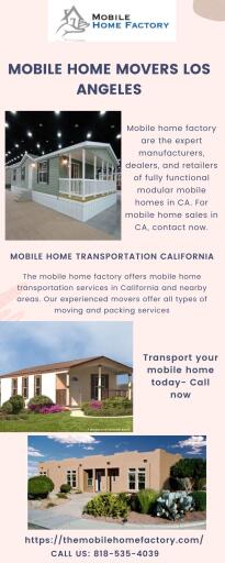 Mobile Home Movers Los Angeles The Mobile Home Factory