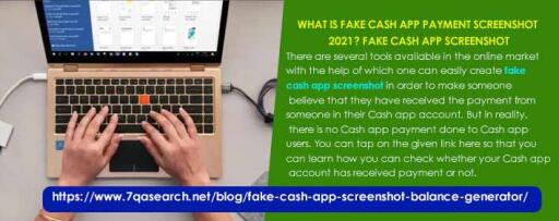 What is fake Cash app payment screenshot 2021? fake cash app screenshot
