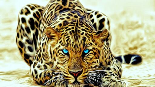Fractal leopard