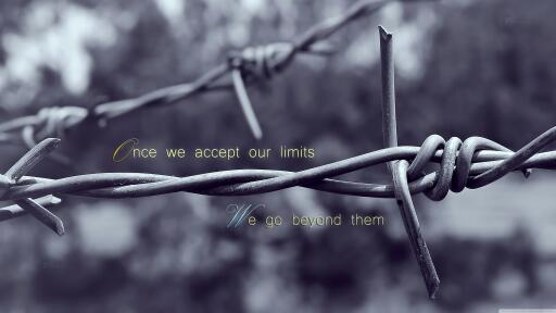 Quotes barbed wire limitless Wallpaper HD 3840x2160 www.paperhi.com