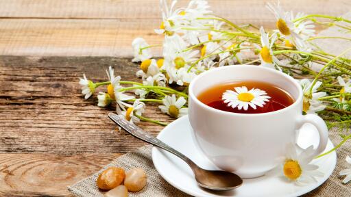 Chamomile tea have a good day every day 3840x2160