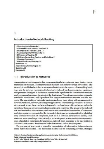 Network Routing Fundamentals, Applications, and Emerging Technologies (4)