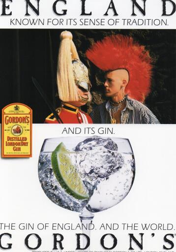 Gordon's Gin ad. Model: Matt Belgrano
