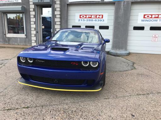2019 Dodge Challenger RT 15% High performance Tint Front