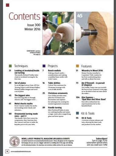 Woodturning Issue 300, Winter 2016 (2)